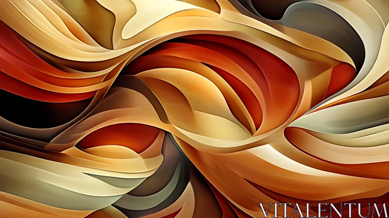 Swirling Hues AI Image