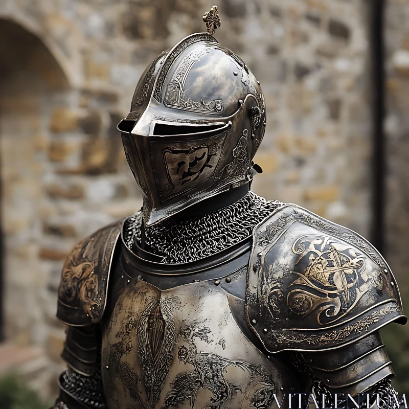 AI ART Medieval Knight Armor