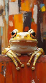 Colorful Frog Art