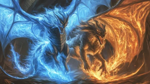 Dragons of Fire and Ice: A Battle