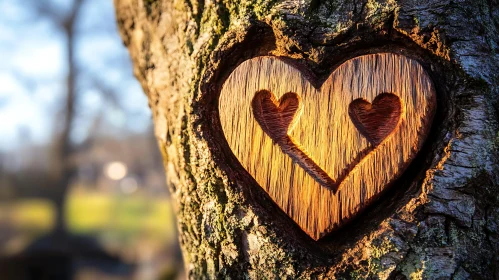 Love Tree Carving