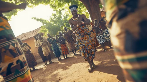 Festive African Dance Performance