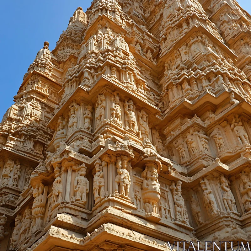 Ornate Temple Architecture AI Image