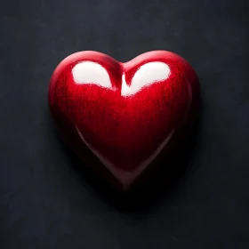 Red Heart close-up