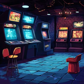 Vintage Arcade with Classic Games