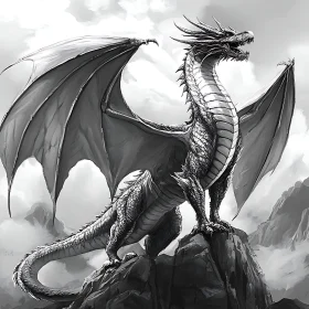 Monochrome Dragon Guardian