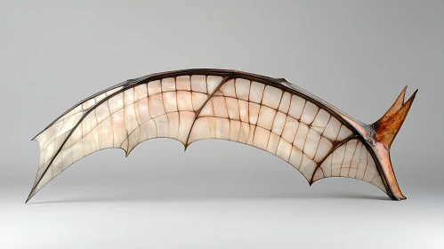 Translucent Wing Design Sculpture