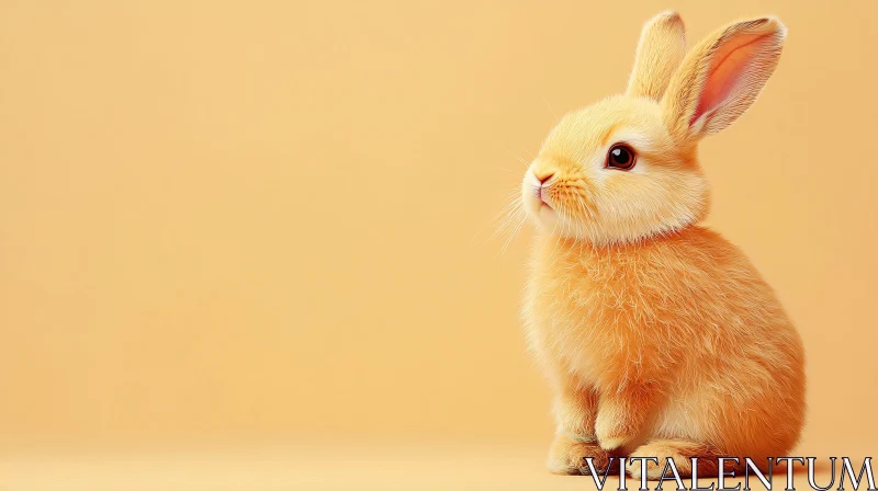 Charming Soft Rabbit Image AI Image