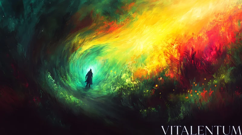 Mystical Passage Painting AI Image