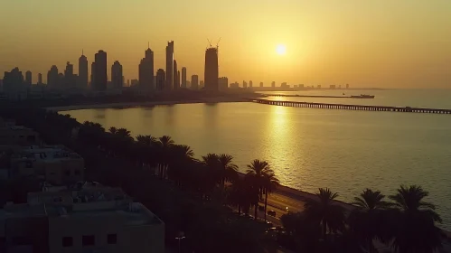 Urban Sunset Serenity