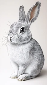 Whimsical Rabbit Illustration