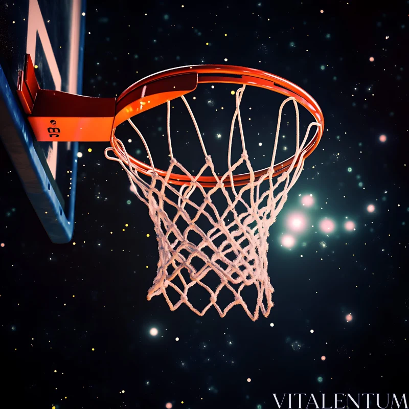 Cosmic Basketball AI Image