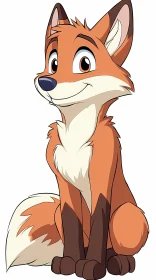 Animated Fox Illustration