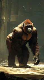 Dominant Primate in Industrial Setting