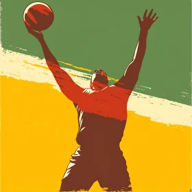 Basketball Victory Art