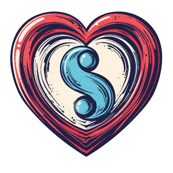 Stylish Heart Symbol Art