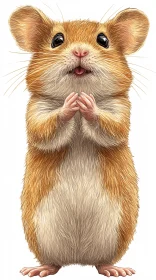 Cute Hamster Art