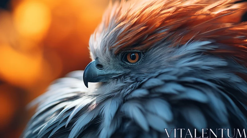 Majestic Eagle in Backlit Sci-Fi style AI Image