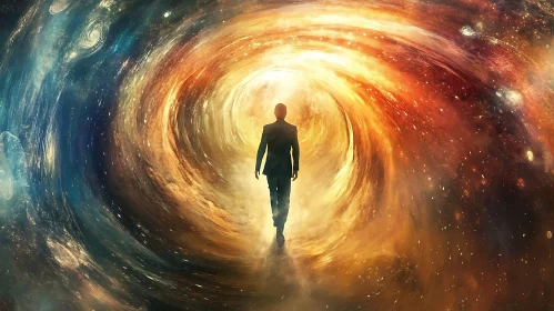 Surreal Journey Through Space and Time