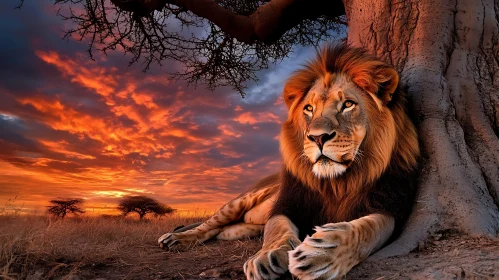 Resting Lion