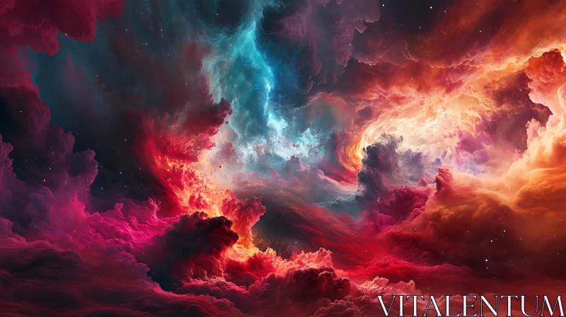 Cosmic Nebula Painting