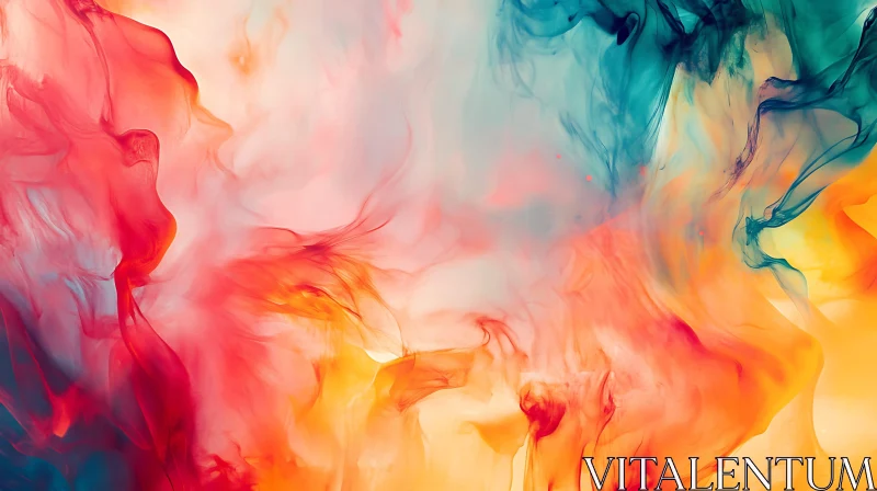 Colorful Ink Swirls
