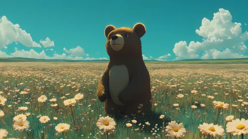 Nature's Whimsy with a Bear