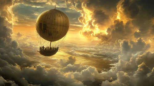 Aerial Voyage Above the Clouds