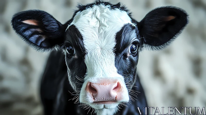 Young Cow Close-Up