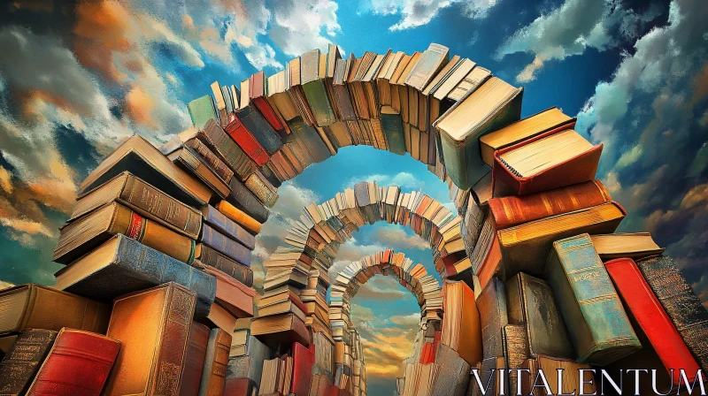 Book Archways to the Sky AI Image