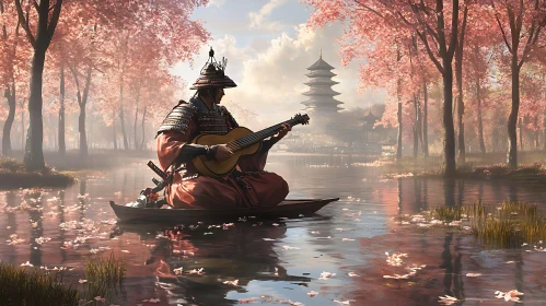 Cherry Blossom Lake Guitarist