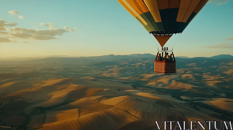 Ballooning Over Golden Fields