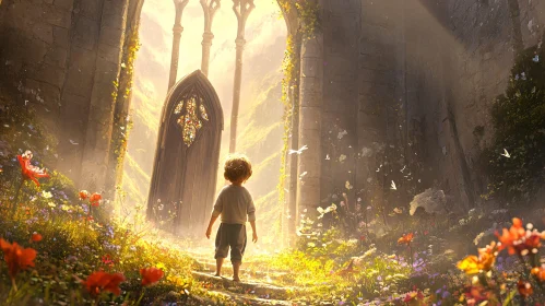 Radiant Arch and Child in Bloom
