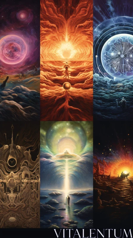 Cosmic Dreamscapes: An Abstract Vision AI Image