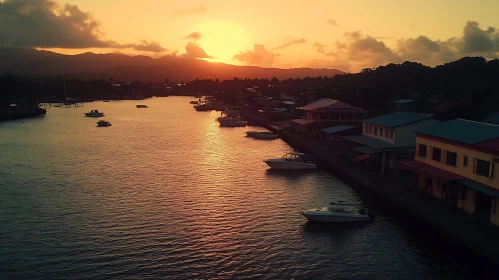 Golden Hour at the Sea Village