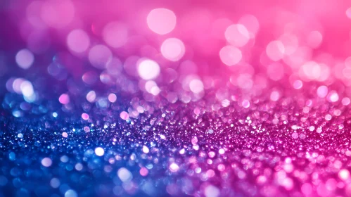Abstract Glittering Texture with Bokeh Effect