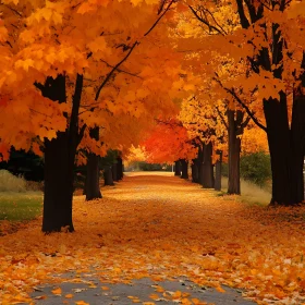 Trees in Autumn