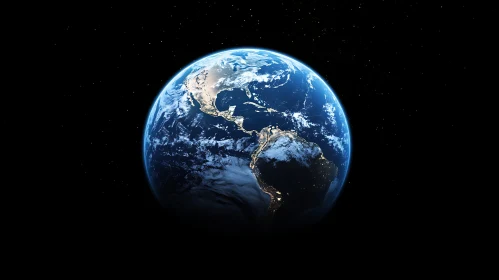 Blue Planet Earth View
