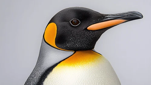 Vibrant Penguin Bird Portrait