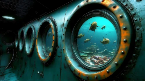 Ocean Life Through Submarine Windows