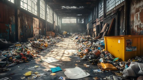 Corridor of Garbage: An Industrial Wasteland
