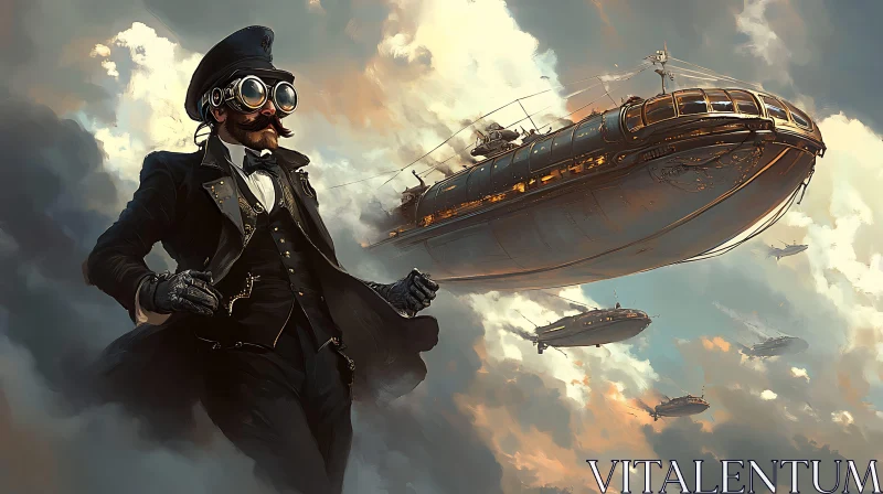 Airship Armada: A Steampunk Vision