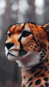 Wild Cheetah Close-up