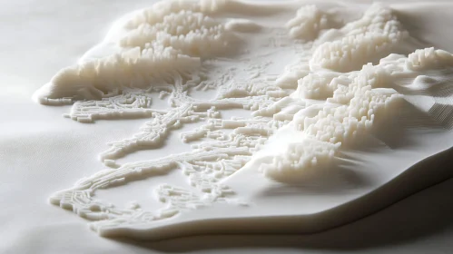 Abstract Topographical Landscape