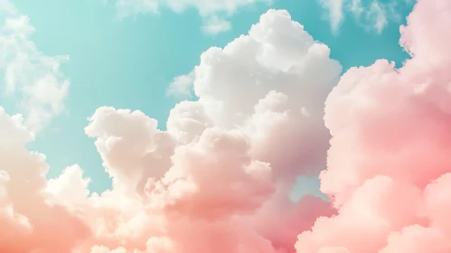 Pink Clouds in a Blue Sky