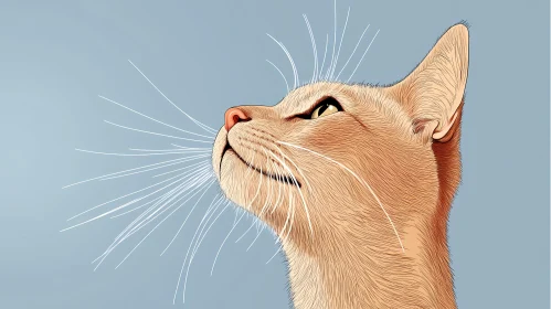 Artistic Cat Portrait