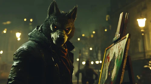 Urban Werewolf Painter