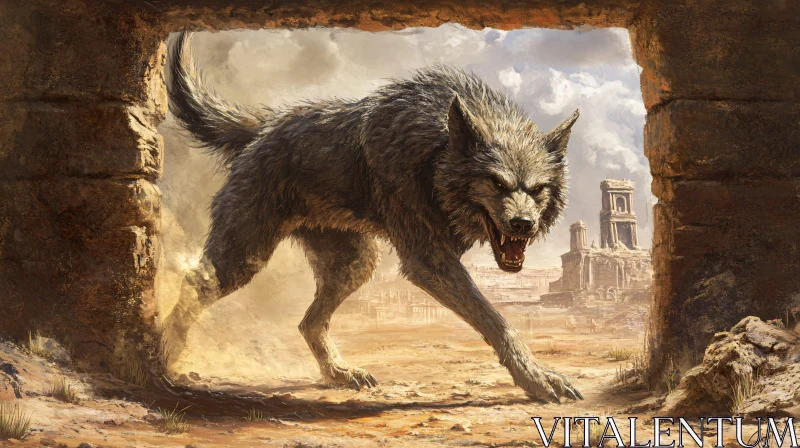 Wolf in Ruins