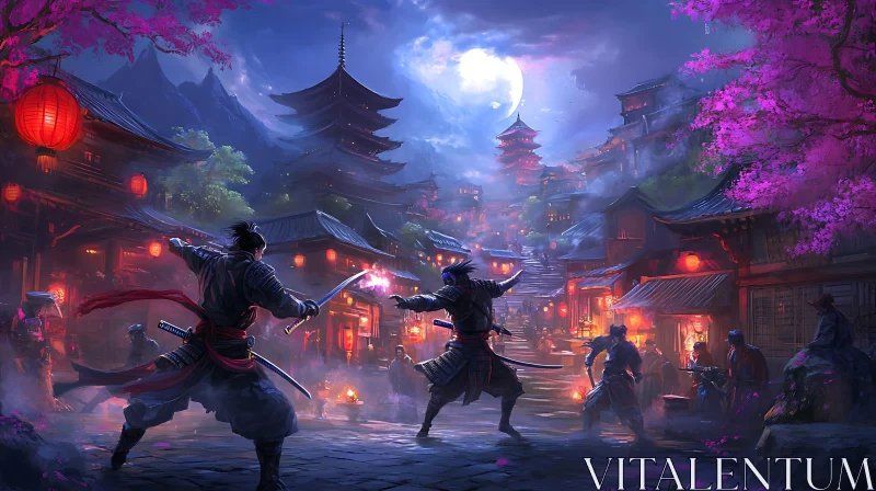 Night Battle in Ancient Japan