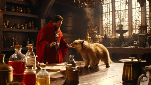 Magical Bond: Wizard and Companion